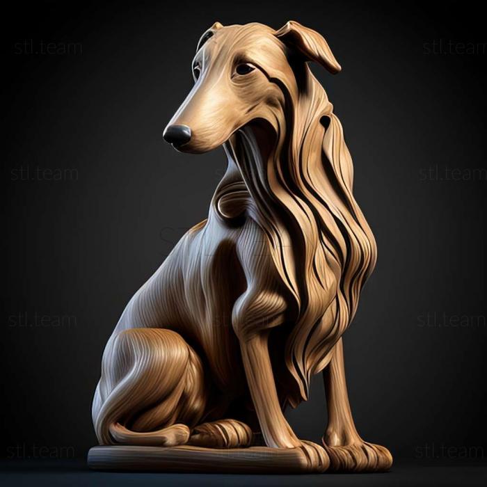 3D модель Собака Silky Windhound (STL)